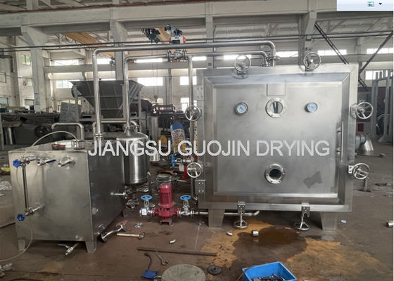 Máquina de secagem a vácuo de aço inoxidável de 2100 kg com sistema de controlo PLC avançado