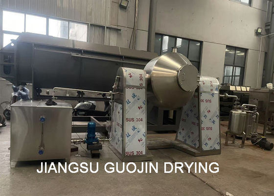 Máquina de secagem a vácuo de volume interno de 500L Sistema de controlo de botões de aço inoxidável 304