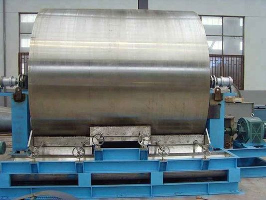 Secador de cilindro giratório dobro industrial do raspador do rolo