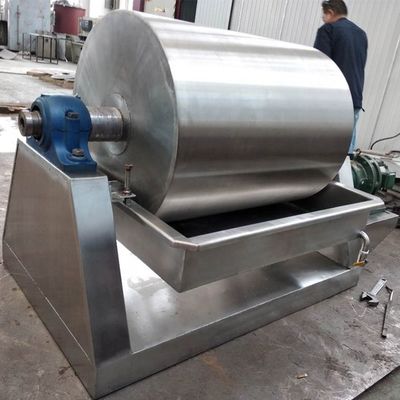 Secador de cilindro giratório dobro industrial do raspador do rolo