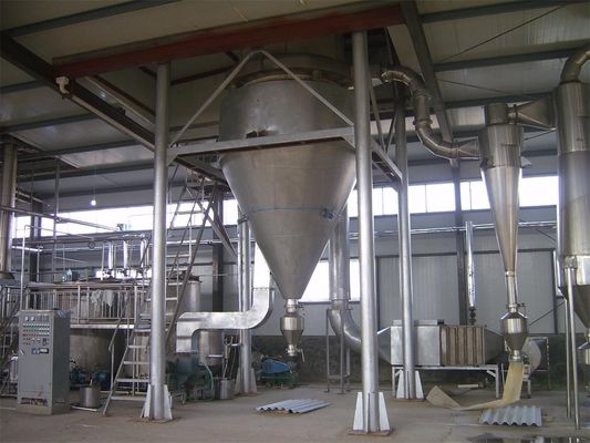 Secador de pulverizador industrial de aço inoxidável do produto químico 1000kg/h