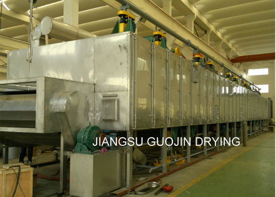 Multi transporte Mesh Belt Dryer 5.5KW da camada para microplaquetas da mandioca