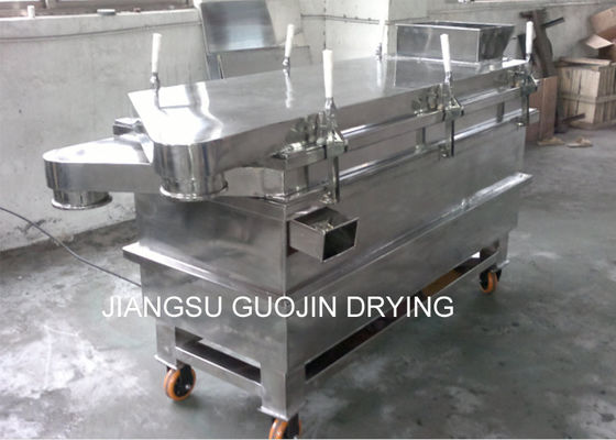 tela de vibração 380V retangular 1500kg/h com sistema modular