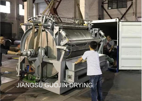 Secador de cilindro dobro giratório de 2.2KW 50kg/h para a transformação de produtos alimentares