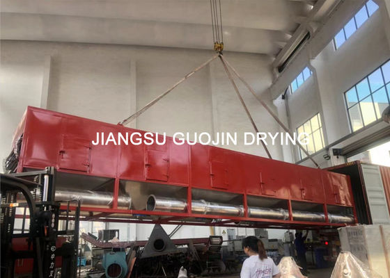 Transporte Mesh Belt Dryer da única passagem 1.6x12M Shipped a Paquistão