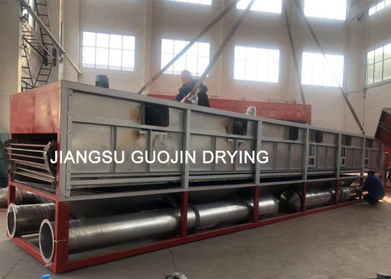 Medidor da camada 2x10 da máquina de Mesh Belt Hot Air Drying do transporte único para pimentões