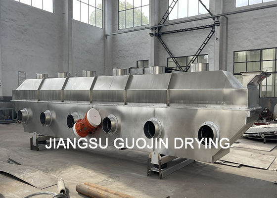 máquina de secagem de vibração da cama 220-300kg/H fluida para o processamento dos gêneros alimentícios