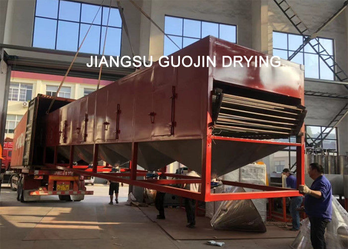 Medidor da camada 2x10 da máquina de Mesh Belt Hot Air Drying do transporte único para pimentões