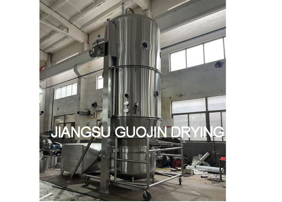 Equipamento de granulação contínua de 451 kg/h com capacidade de ventilador de 8000 m3/h