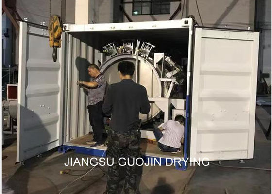 Único secador de cilindro 2.2KW 50kg/h para secar o amido