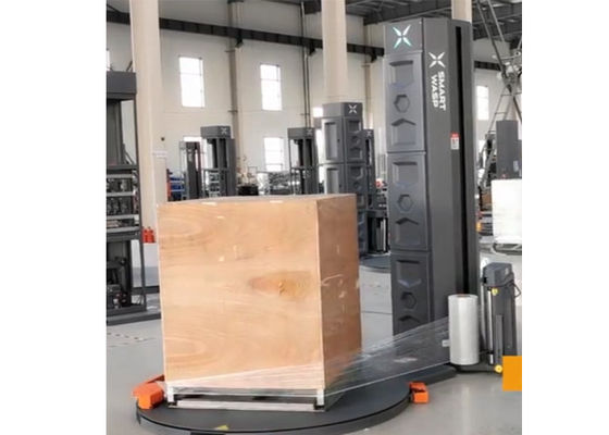 Máquina de envolvimento automática da pálete com sistema de controle remoto cortado do filme da braçadeira