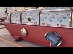 Secador de cama de fluido contínuo de processamento químico