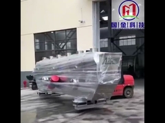 Equipamento de Secagem por Leito Fluidizado Vibratório Contínuo para Produtos Alimentícios 1.2x9M