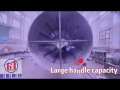 Máquina de secagem rotativa de chips de madeira 3 t/h